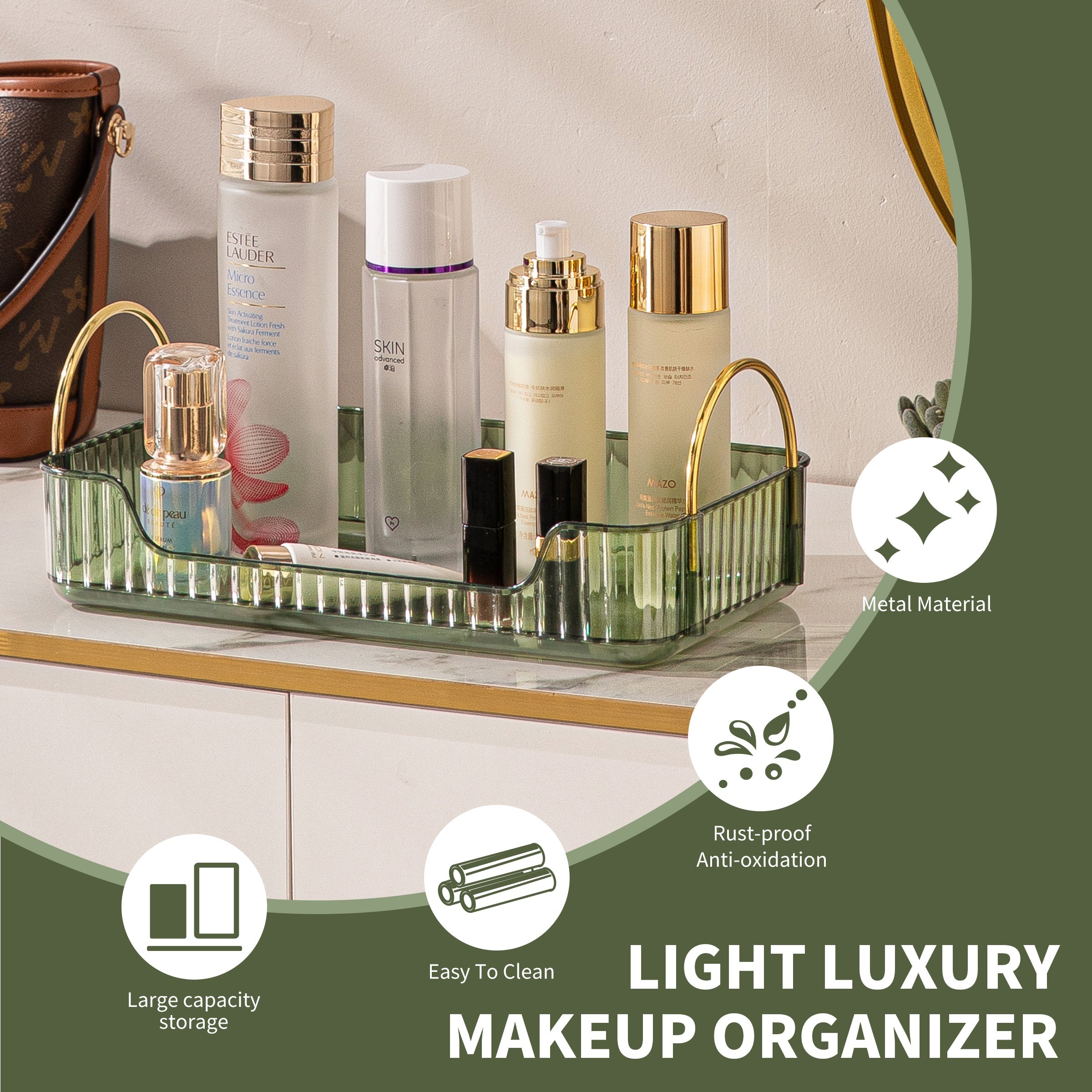 1 Tier Bathroom & Vanity Organizer