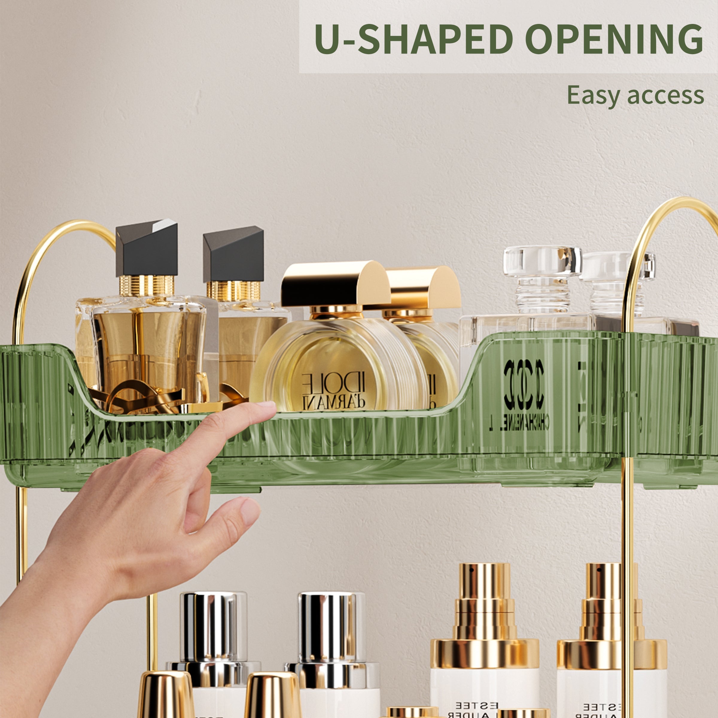 1 Tier Bathroom & Vanity Organizer