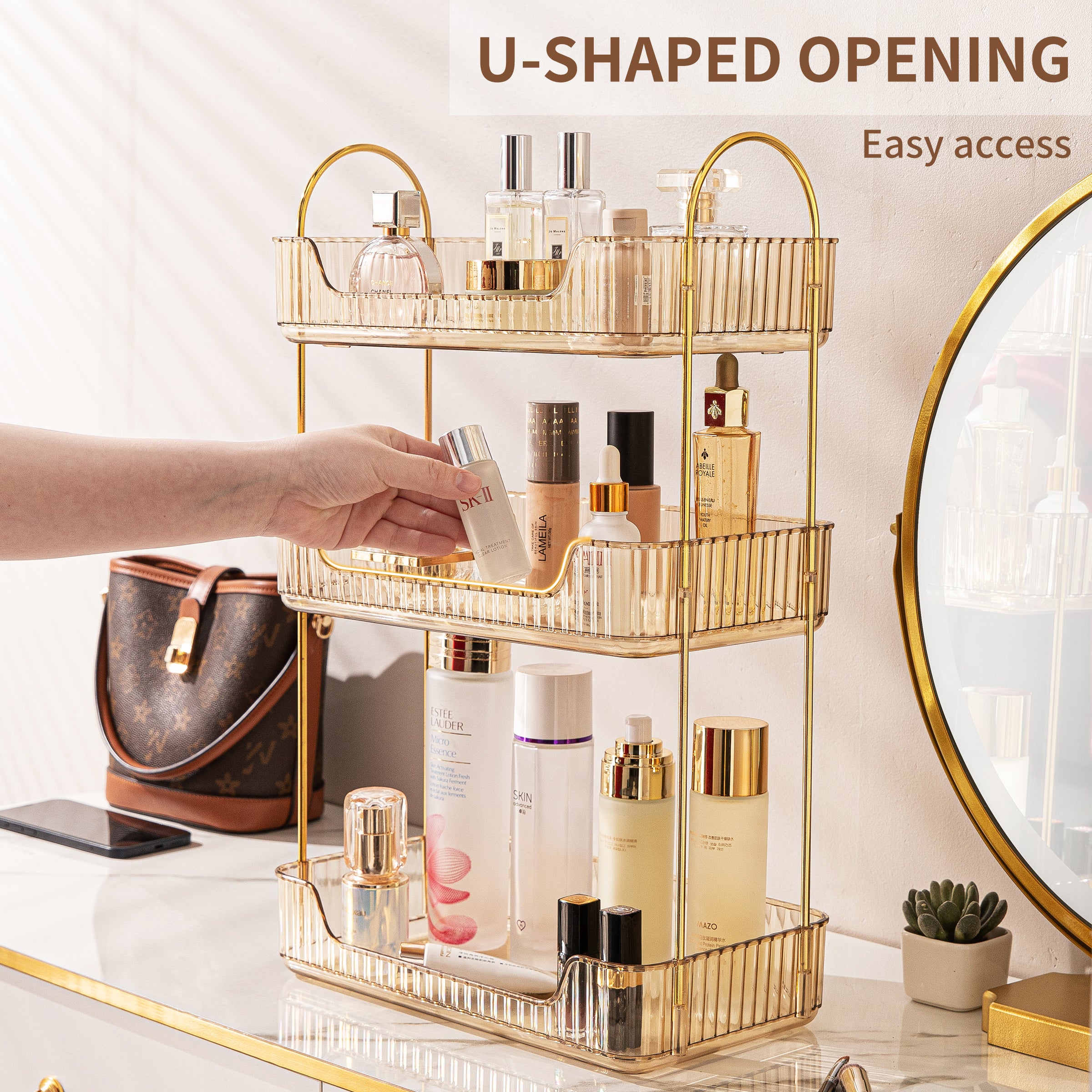 3 Tier Bathroom & Vanity Organizer