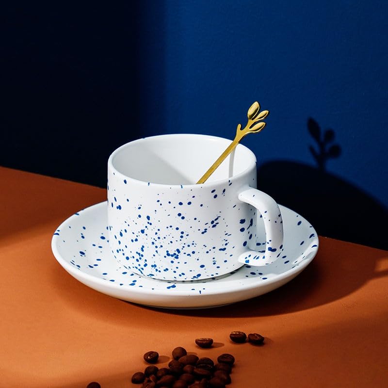 Porcelain Blue & White Cup with Gift Box Set