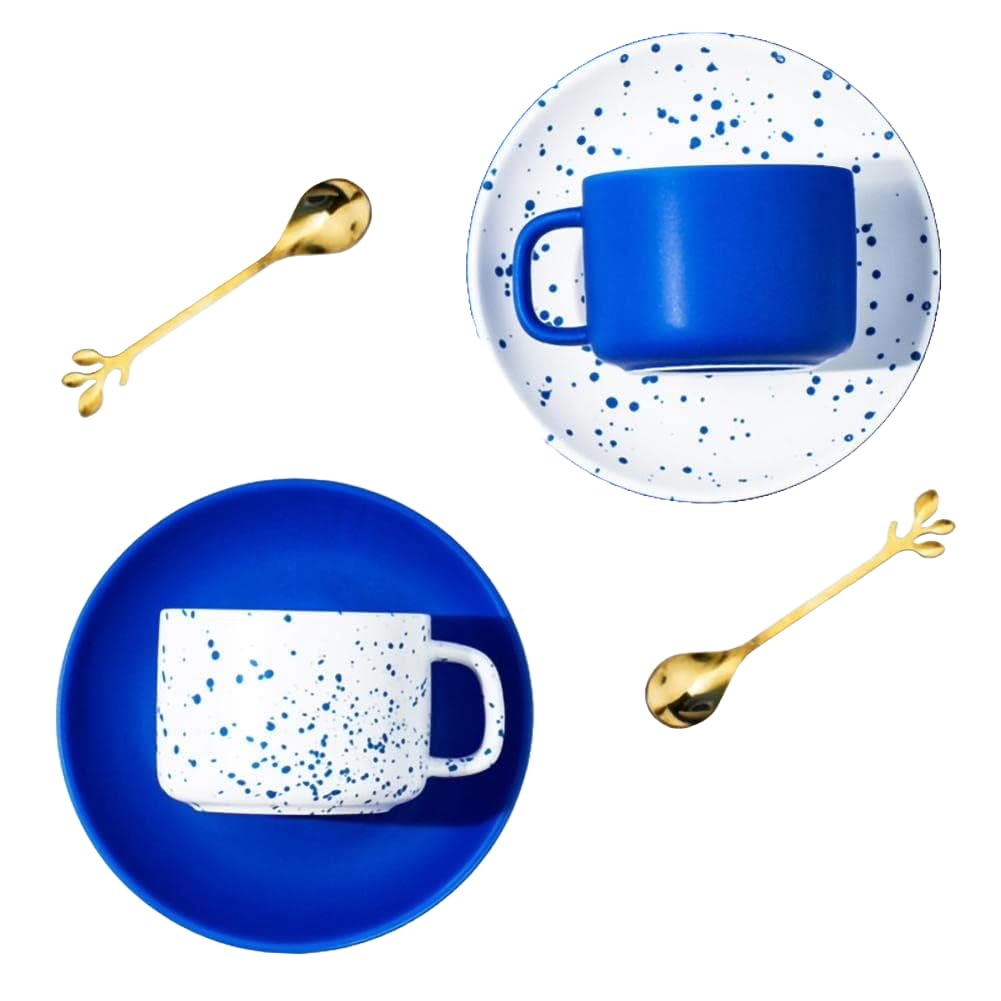 Porcelain Blue & White Cup with Gift Box Set