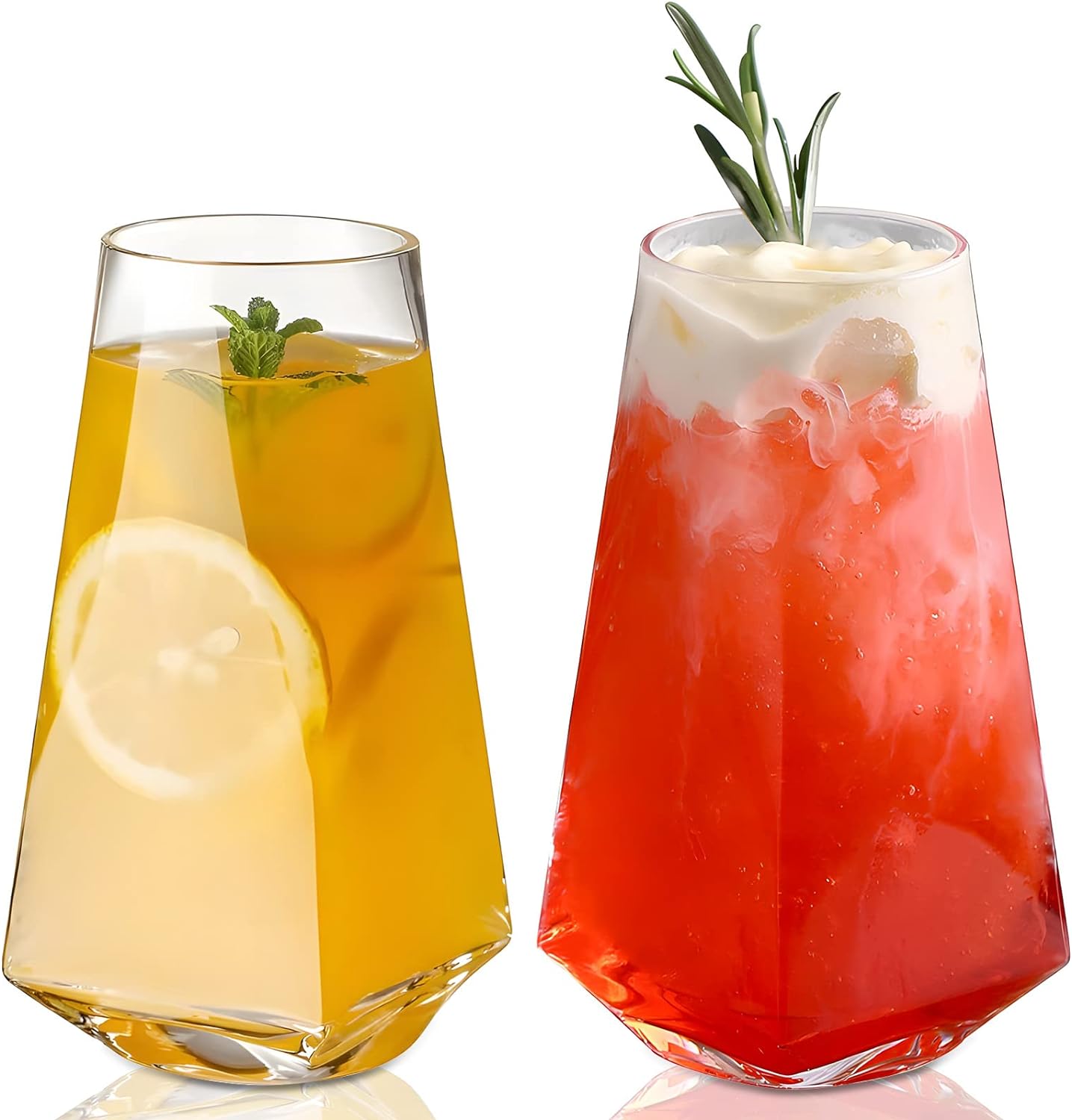 Geometrical Glasses 500ml Set of 6