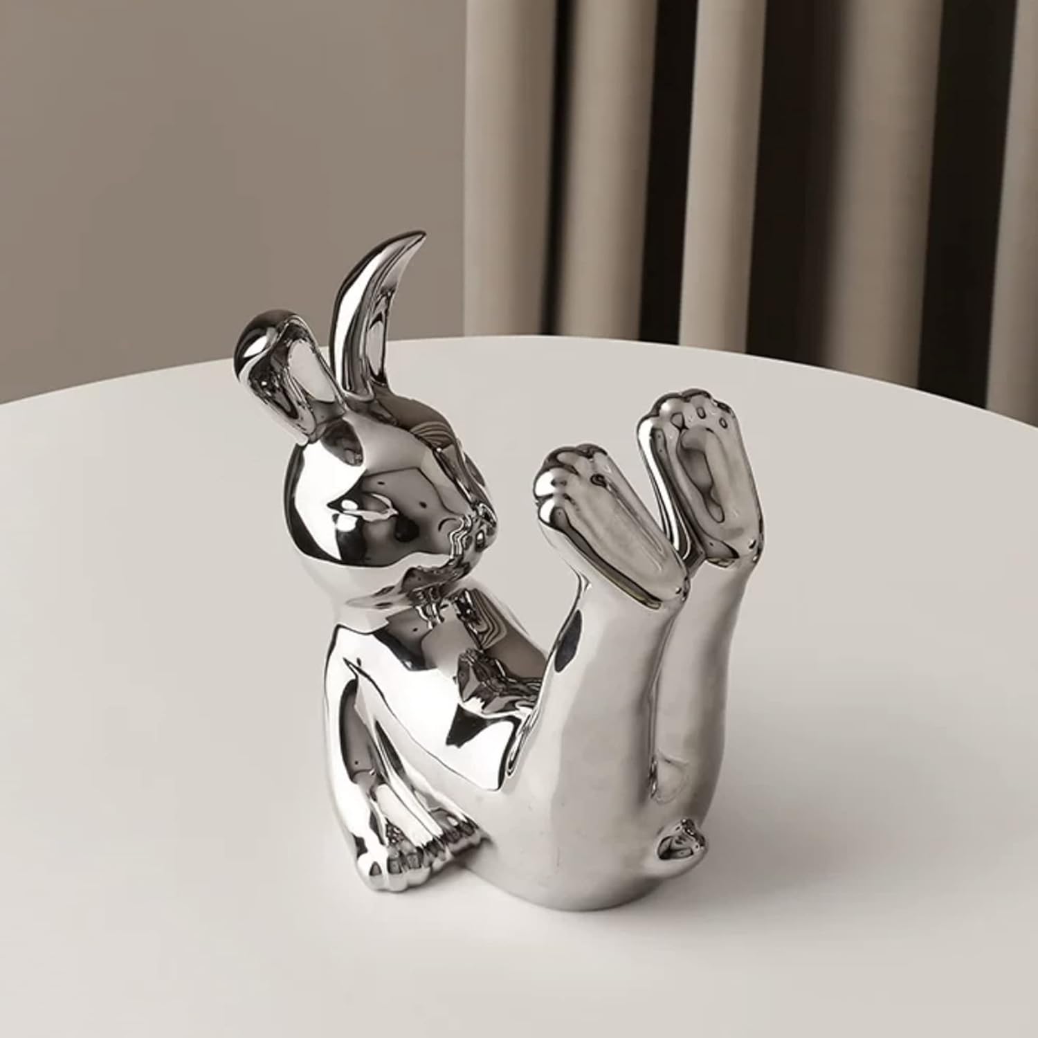 Silver Rabbit Ornament
