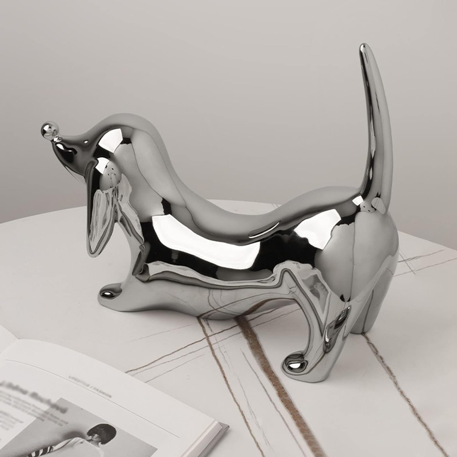 Porcelain Dog Figurine