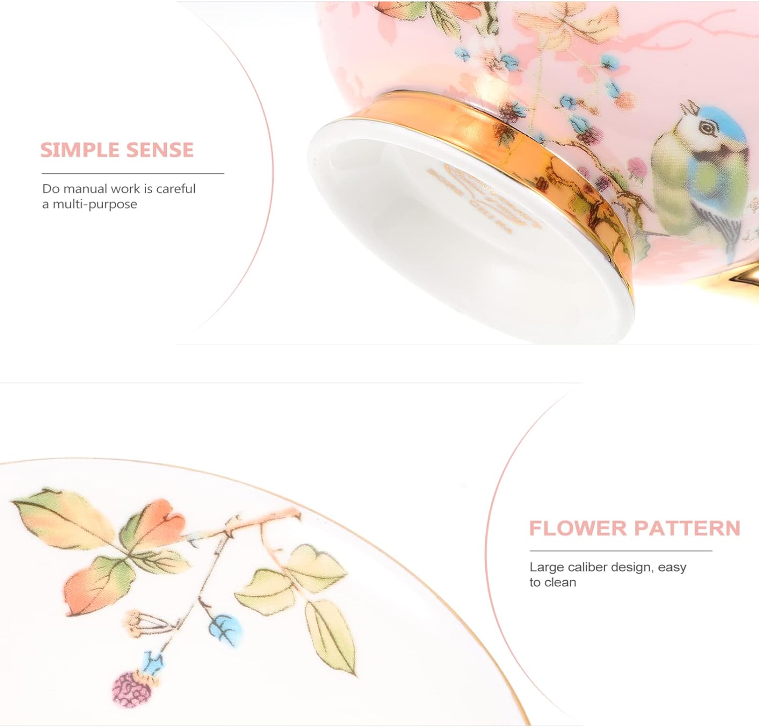 Bone China Cup, Saucer & Spoon with Gift Box