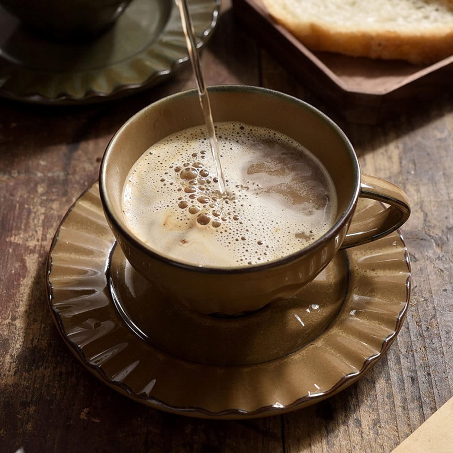 Vintage Cappuccino Cup & Saucer