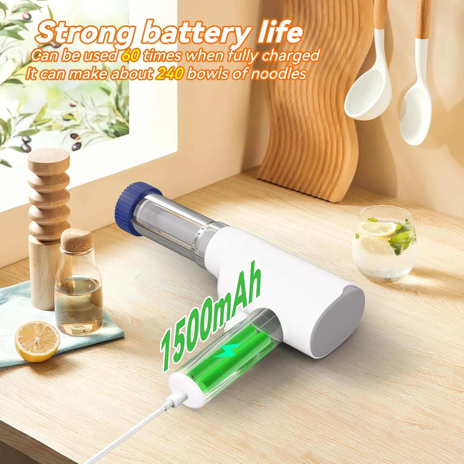 6-in-1 Cordless Pasta Maker