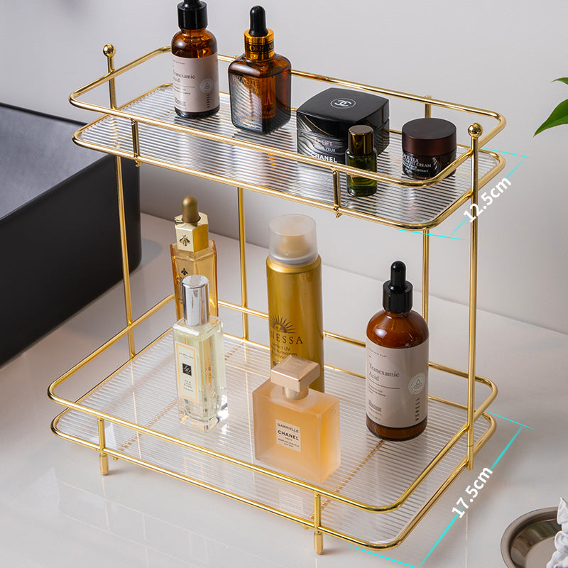Luxurious 2-Tier Bathroom Organizer