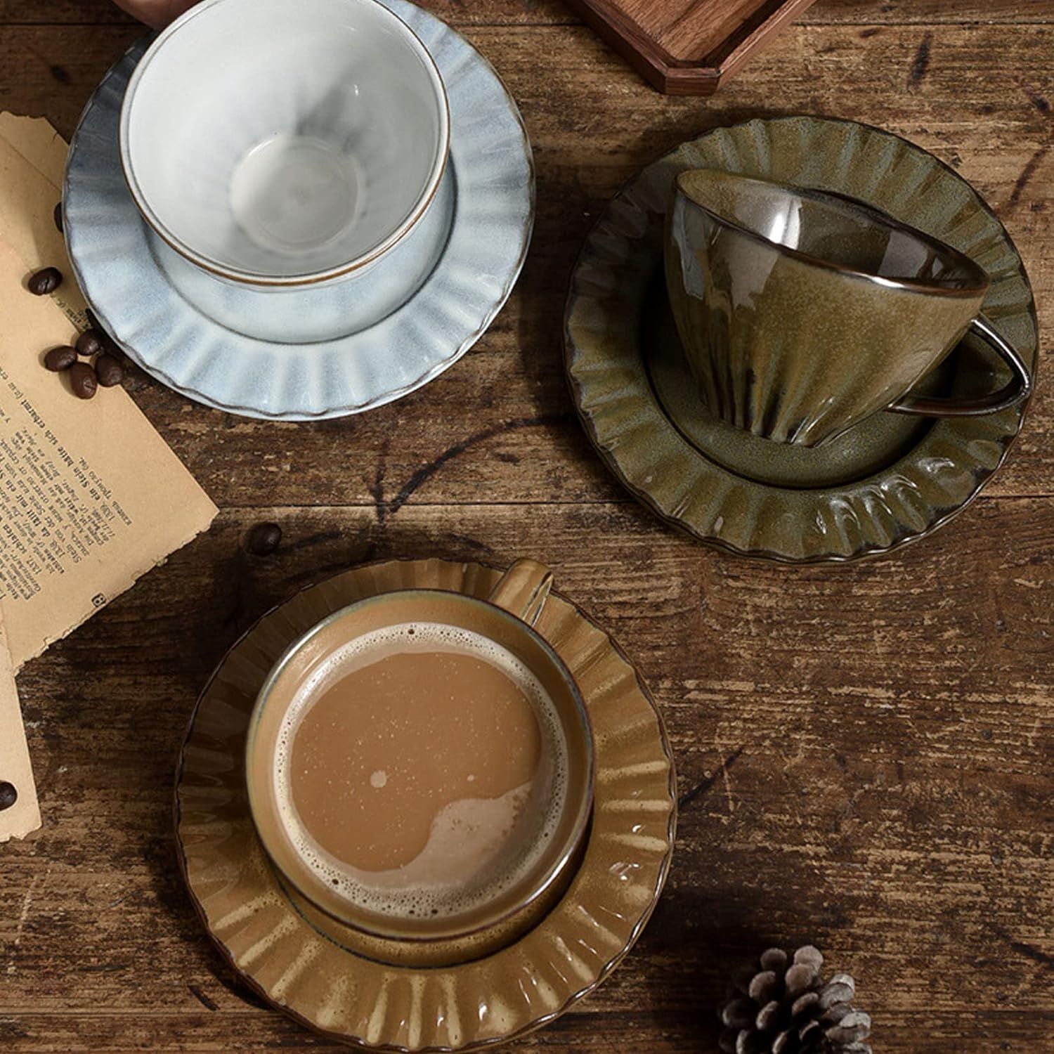 Vintage Cappuccino Cup & Saucer