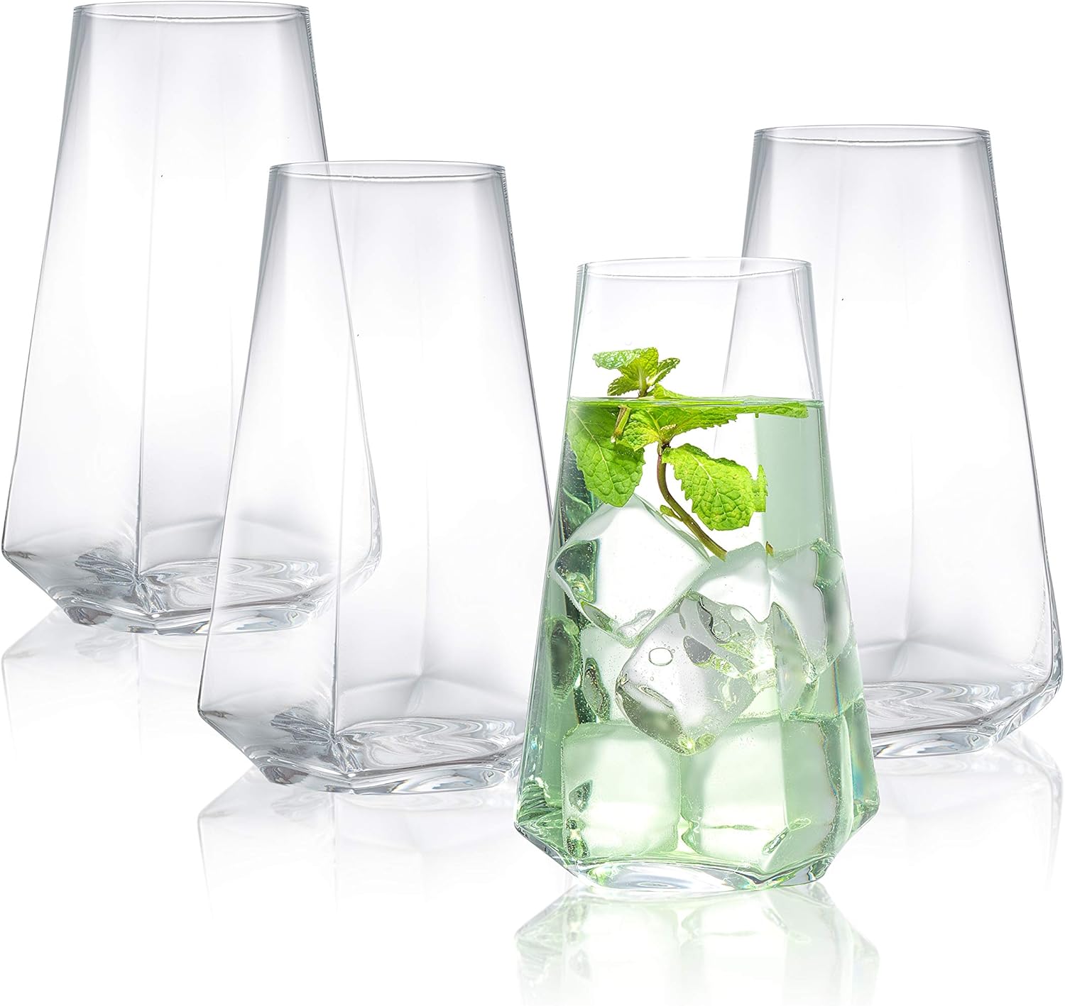 Geometrical Glasses 500ml Set of 6