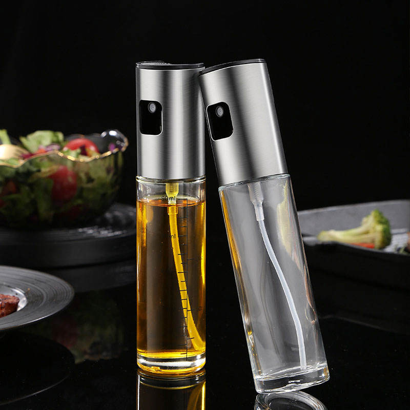 SS & Glass Oil Spray Bottle 90ML