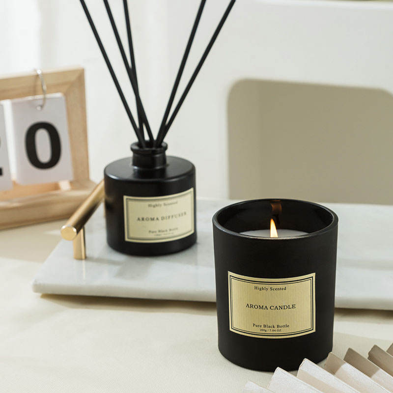 Aroma Candles Matte Black