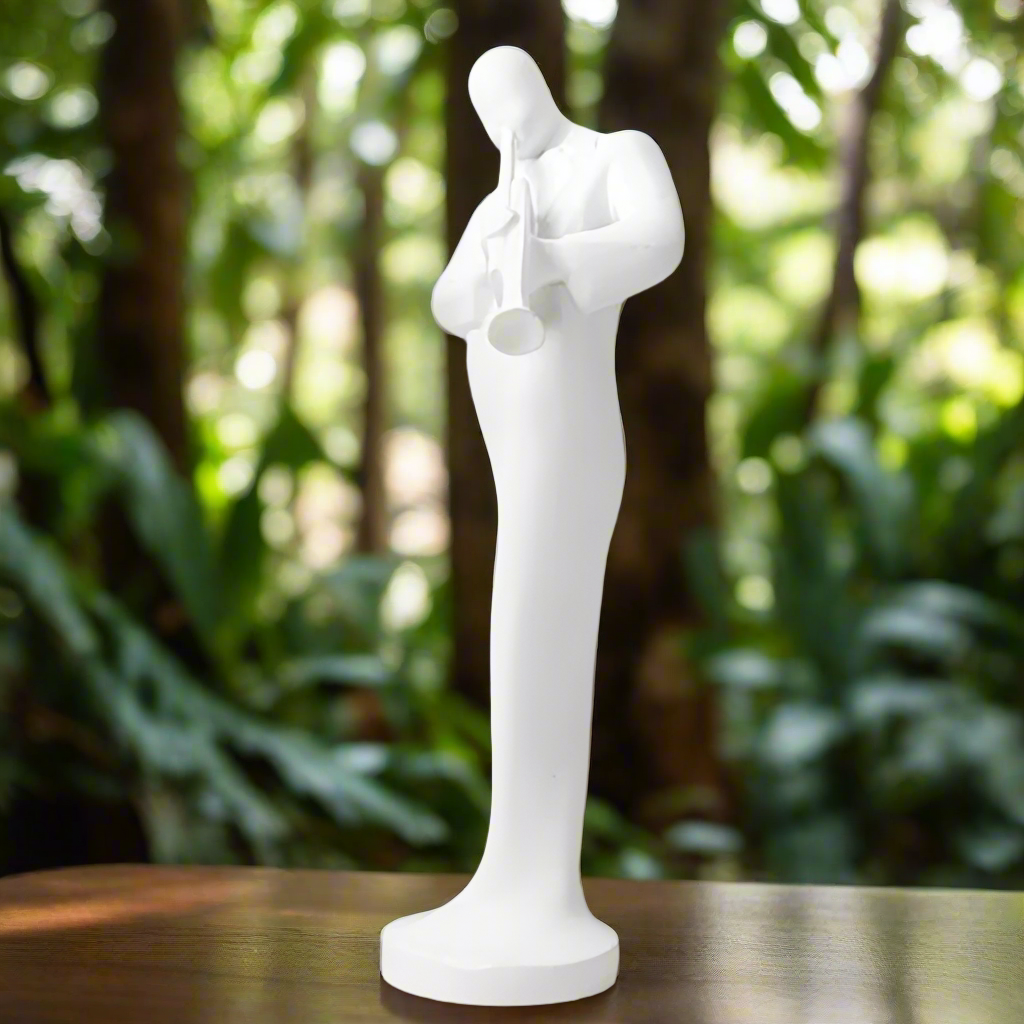 Musicians Figurine White 1 pcs