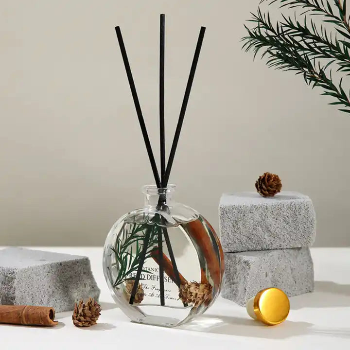 100ml Botanical Glass Reed Diffuser