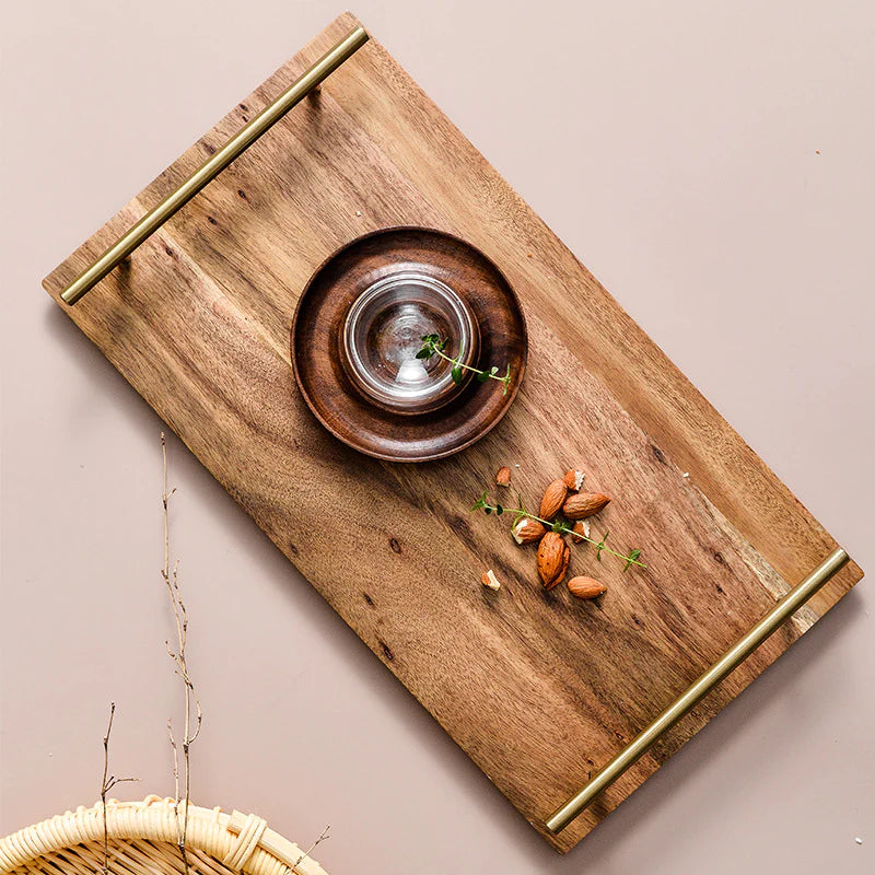 Creative Acacia Wood Rectangular