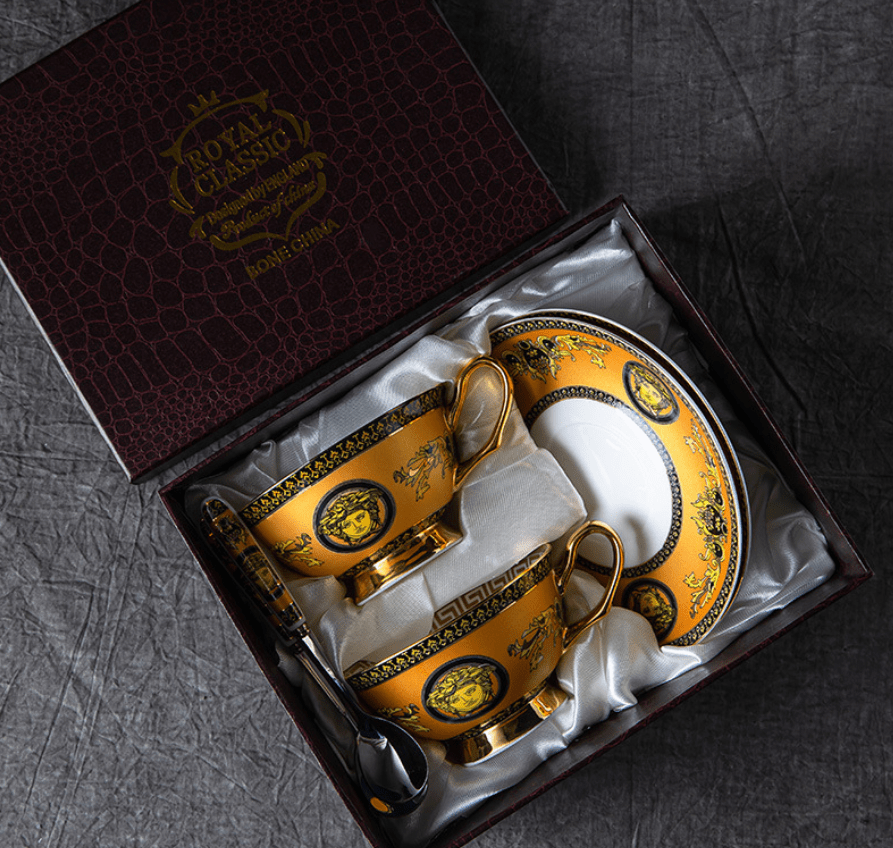 Bone China Teacups with Gift Pack