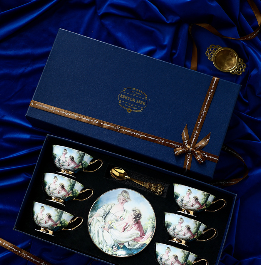 Bone China Teacups with Gift Pack