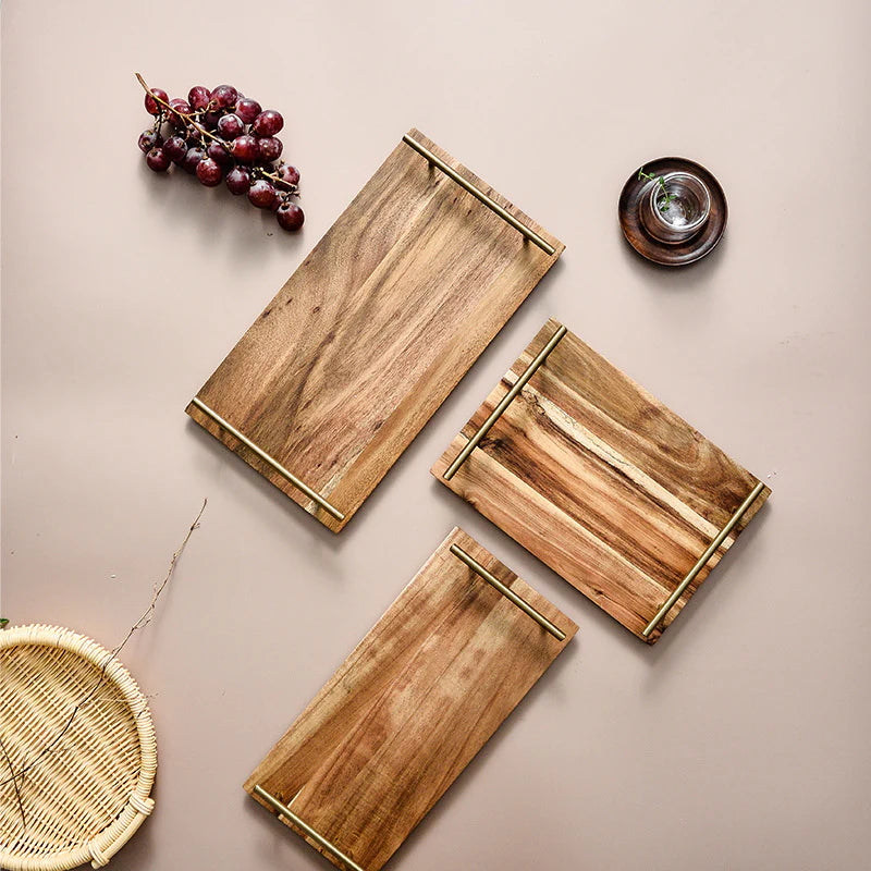 Creative Acacia Wood Rectangular