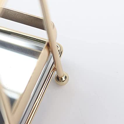 Golden Mirror Tray