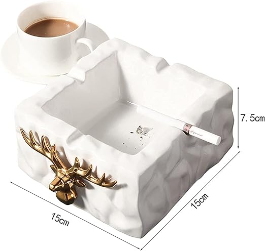 Square Windproof Outdoor Ashtray
