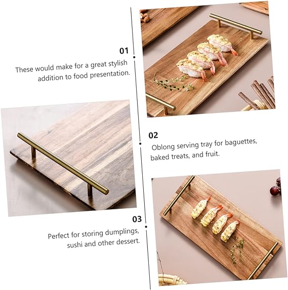 Creative Acacia Wood Rectangular