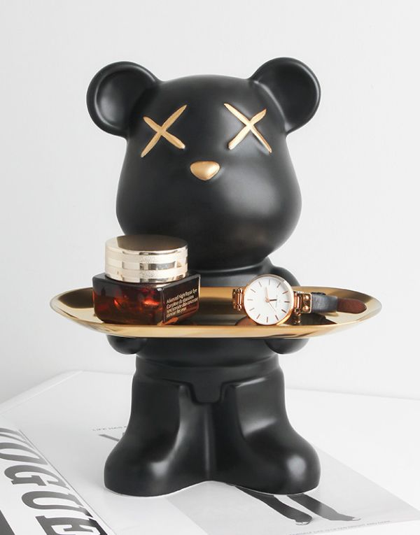 Porcelain Key Tray Bear