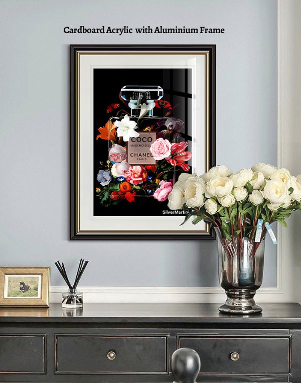 Modern Decorative Painting for Living Room – 40x60 cm Art on Crystal & Canvas