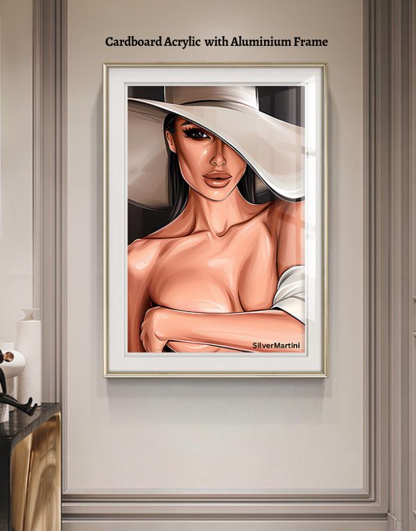 Luxury Canvas & Porcelain Wall Art – 40x60 cm Elegant Living Room Painting