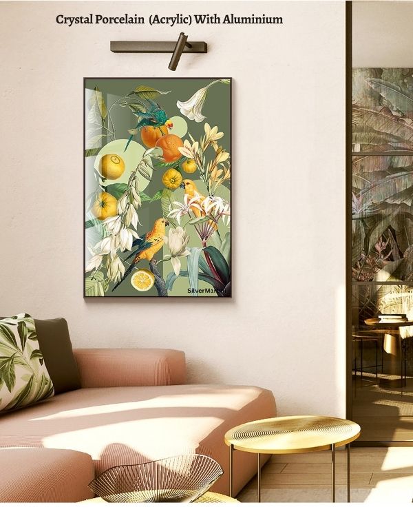 Luxury Modern Wall Painting β Decorative 40x60 cm Canvas & Porcelain Artwork