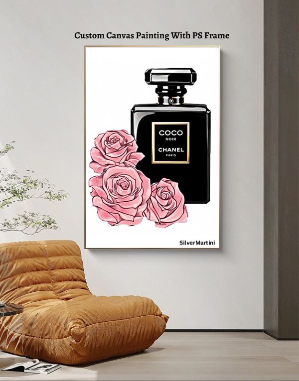 Premium Decorative Wall Painting – Crystal Porcelain & Canvas Design (40x60 cm)