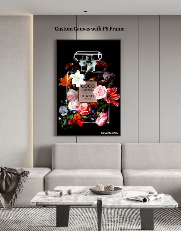 Modern Decorative Painting for Living Room – 40x60 cm Art on Crystal & Canvas