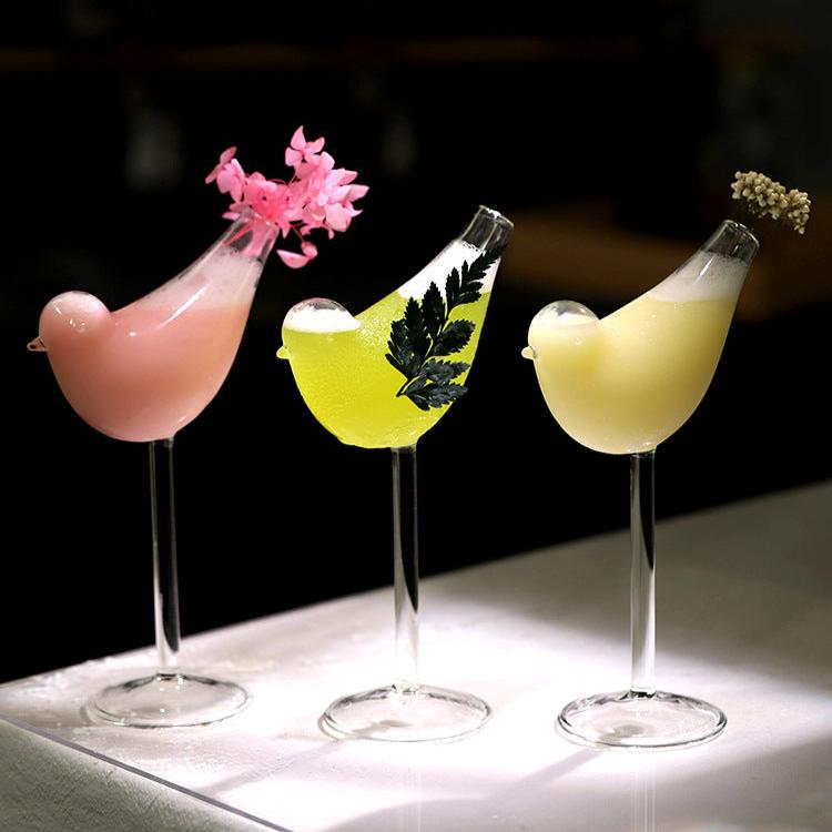 Bird Shaped Cocktail Glasses