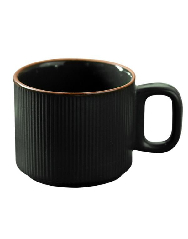 Lined Porcelain Coffee Mug