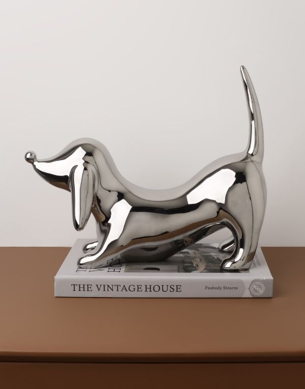 Porcelain Dog Figurine