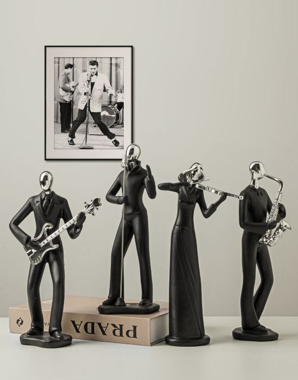 Modern Art Sportsman Figurines