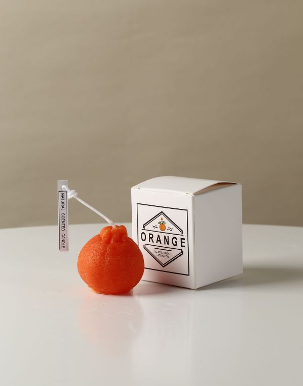 Orange Aromatherapy Wax Candle