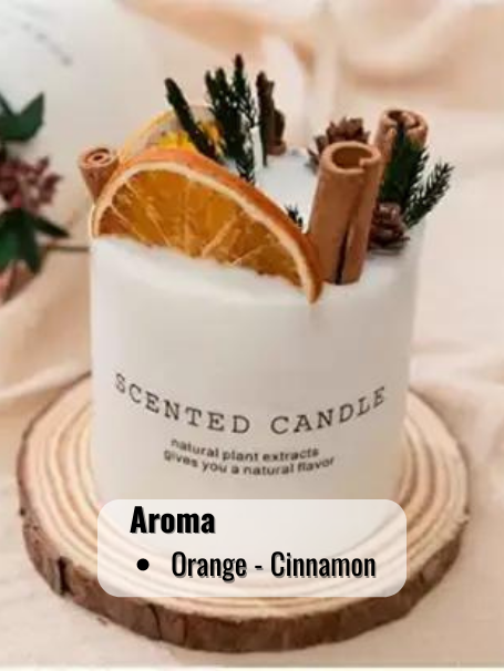 Cinnamon Orange Scented Candles