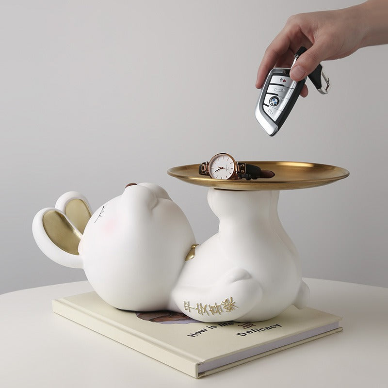 Resin Rabbit Sculpture Bunny Statue