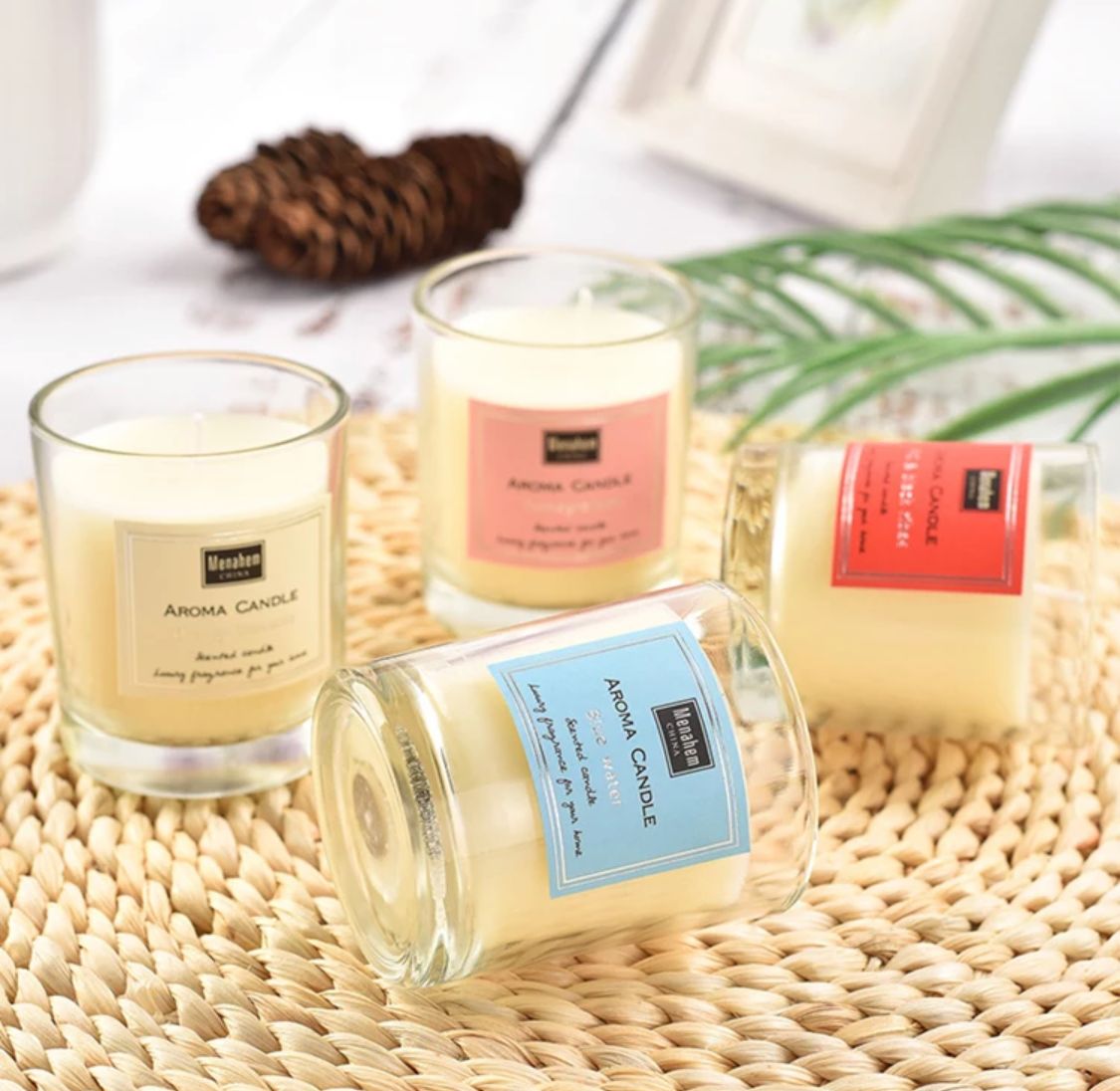 Nordic Cup Red Scented Candle With Gift Box