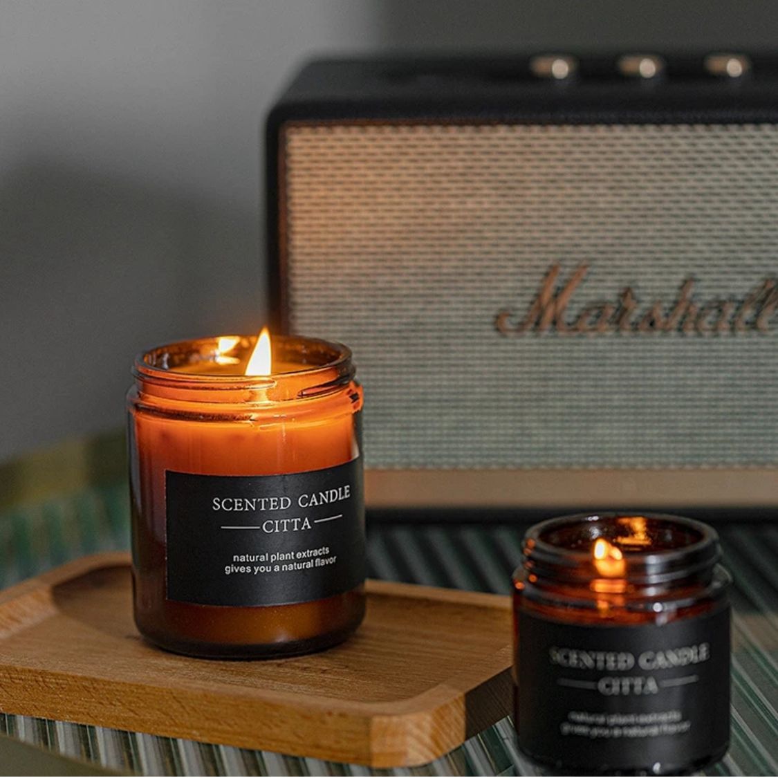 Brown Bottle Scented Candles