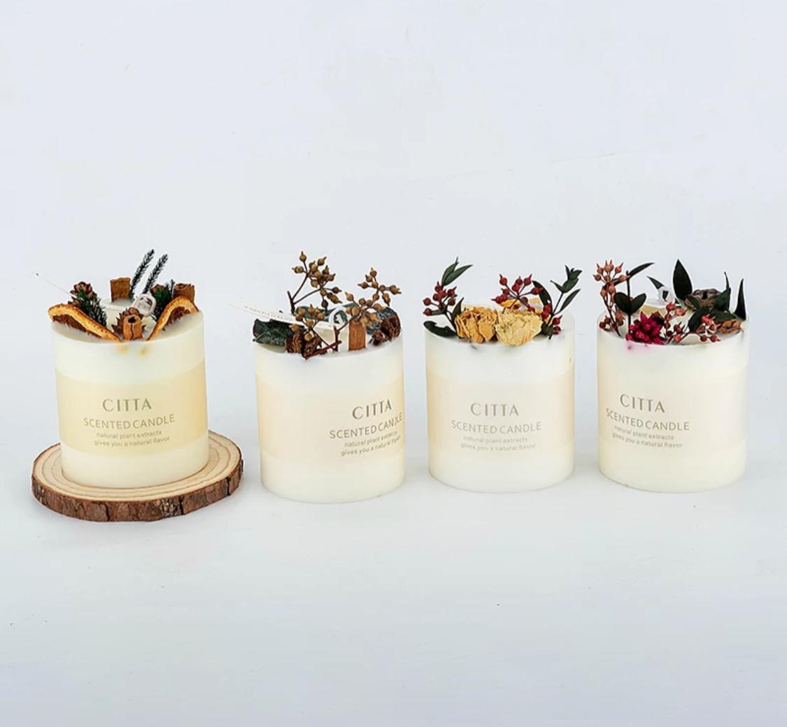 Round Eucalyptus Scented Candles