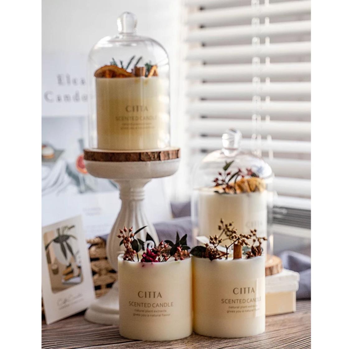 Round Eucalyptus Scented Candles
