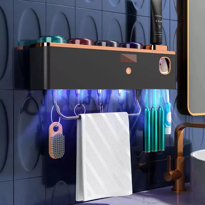 Wall Mounted UV Toothbrush Holder