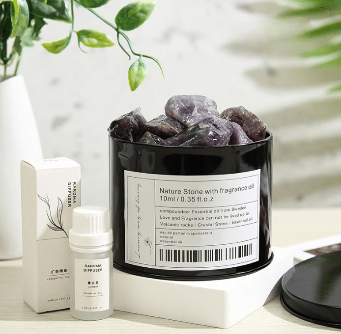 Healing Crystals Stones with Aroma
