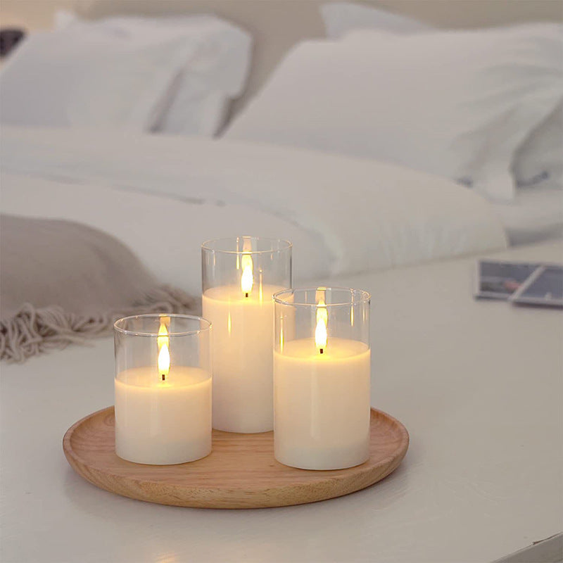 LED Flameless Candles Set of 3