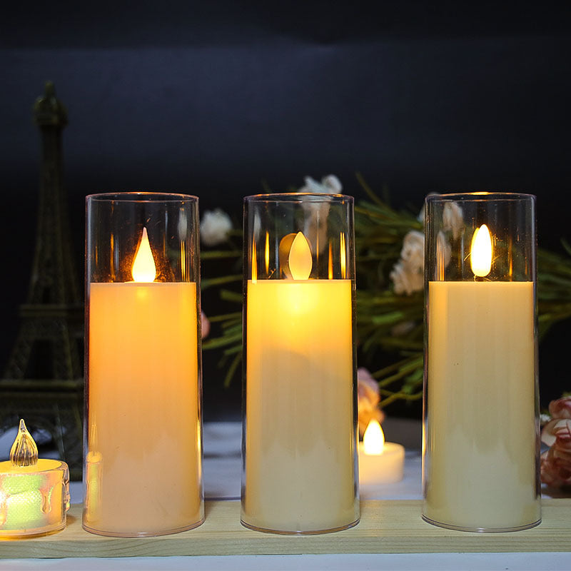 LED Flameless Candles Set of 3