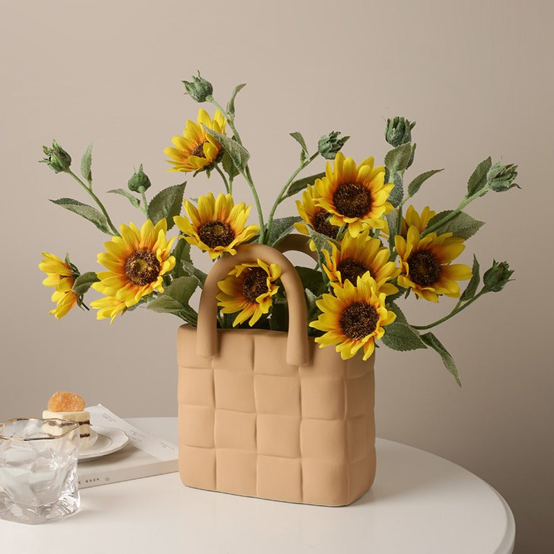 Handbag Vase Porcelain