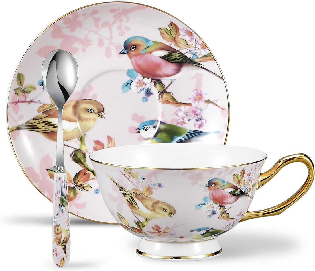Elevate Your Tea Moments with a Bone China Cup, Saucer & Spoon Gift Box