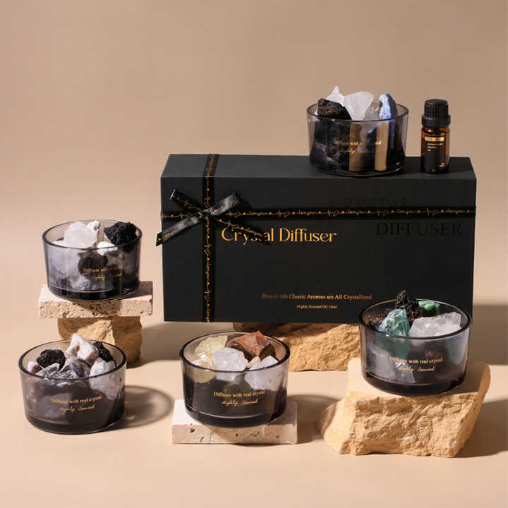 crystal stone diffuser with aroma oil 10ml