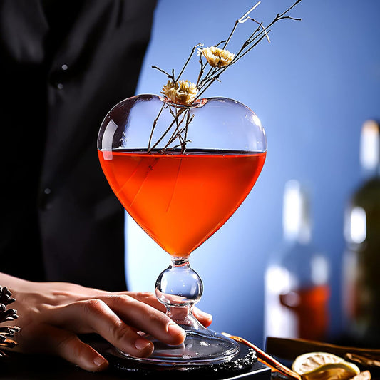 Heart Shape Cocktail Glasses